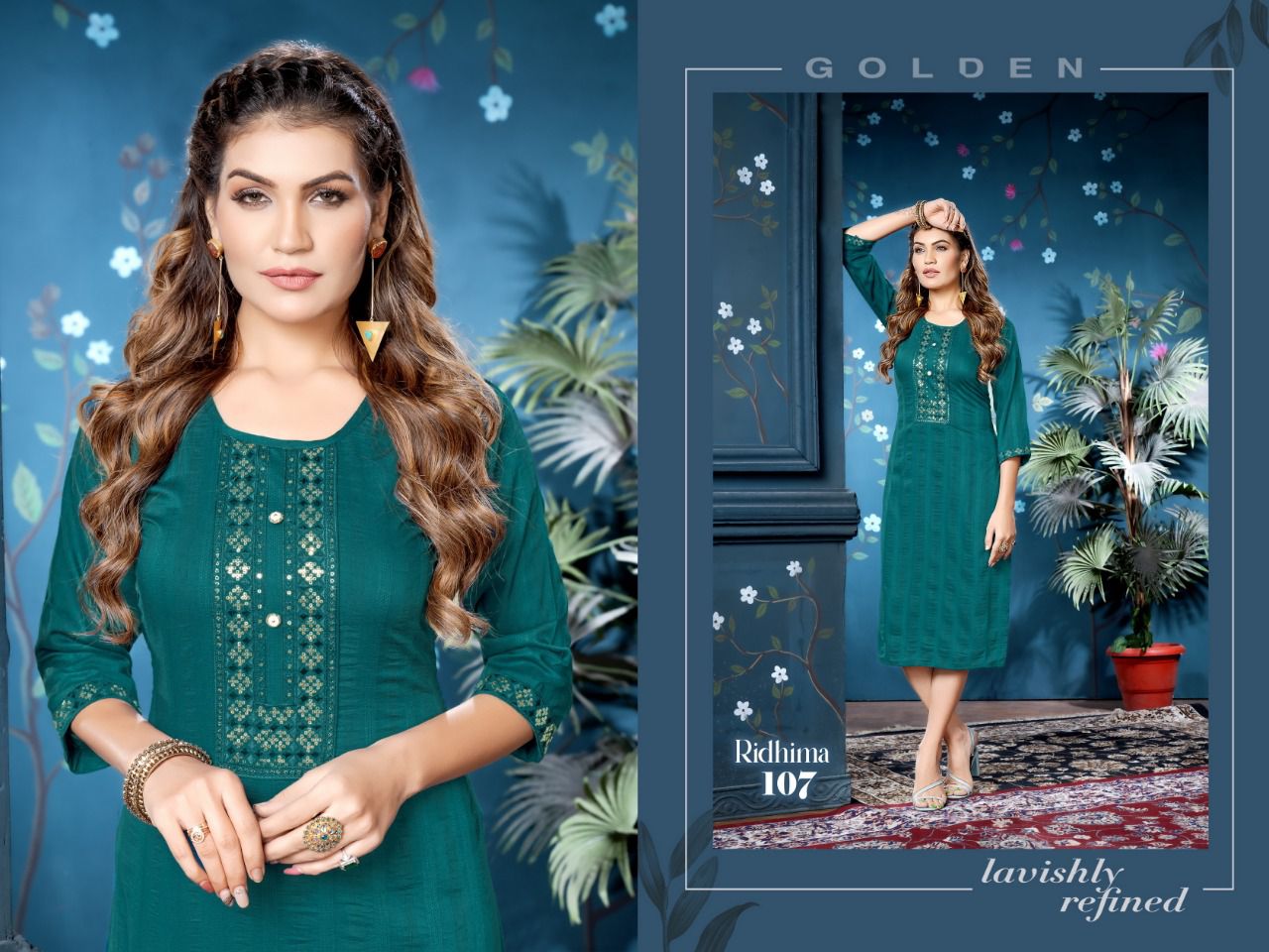 Beauty Ridhima Exclusive Wear Fancy Wholesale Kurti Collection